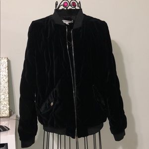 Velour velvet warm jacket